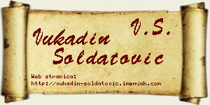 Vukadin Soldatović vizit kartica